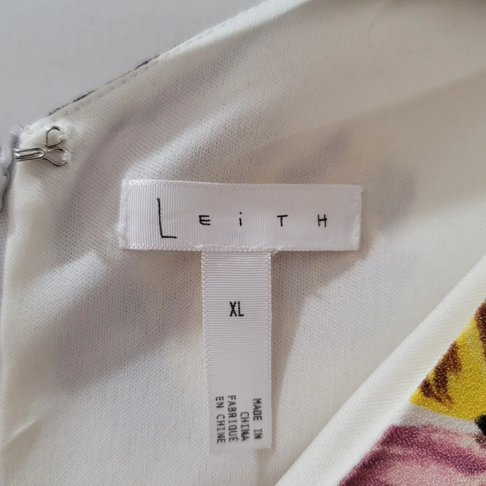 Leith Floral Mid-Length Dress from Nordstrom - Picture 3 of 10